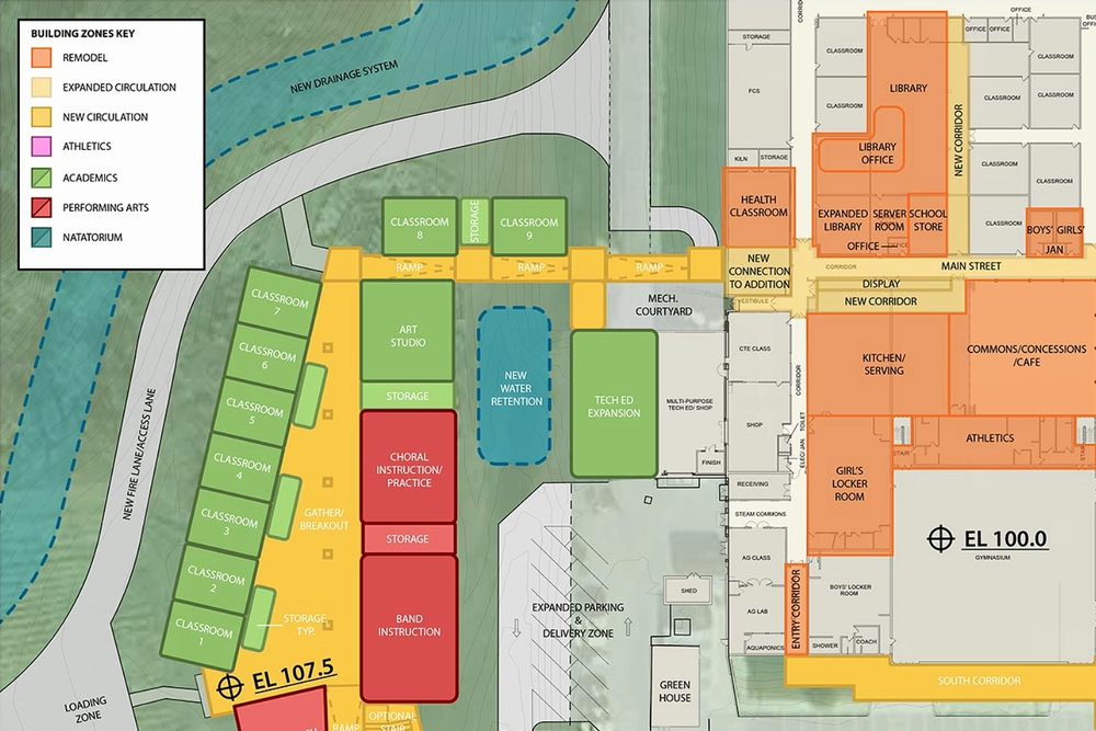 School Board Reviews Long-Range Campus Expansion Concept