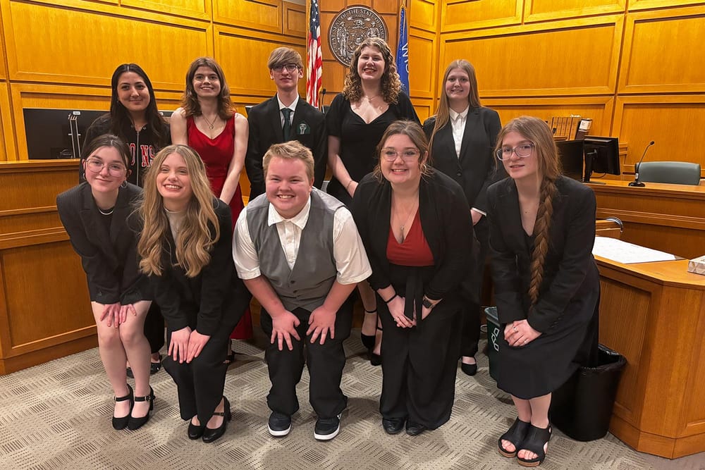 New Glarus Mock Trial Earns Top Regional Finish