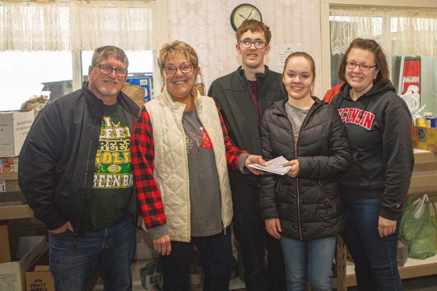 Otts Deliver Nearly 400 Pounds Of Food, $3,100 To Green Cares Food Pantry