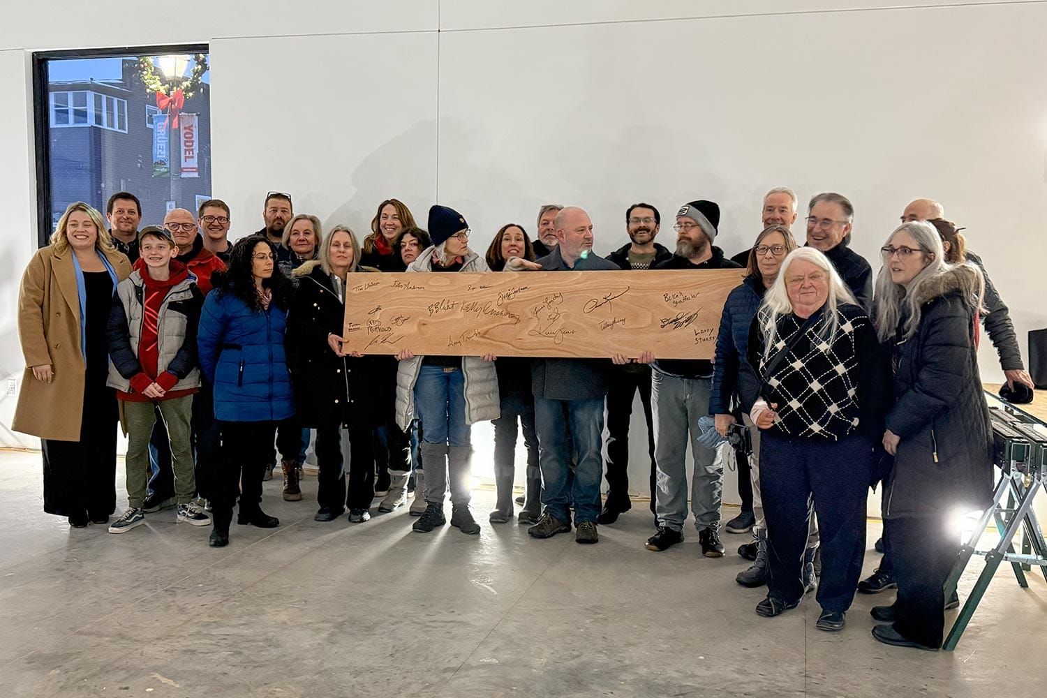 Photo Essay: Signatures Sealed into the Future of New Glarus Library