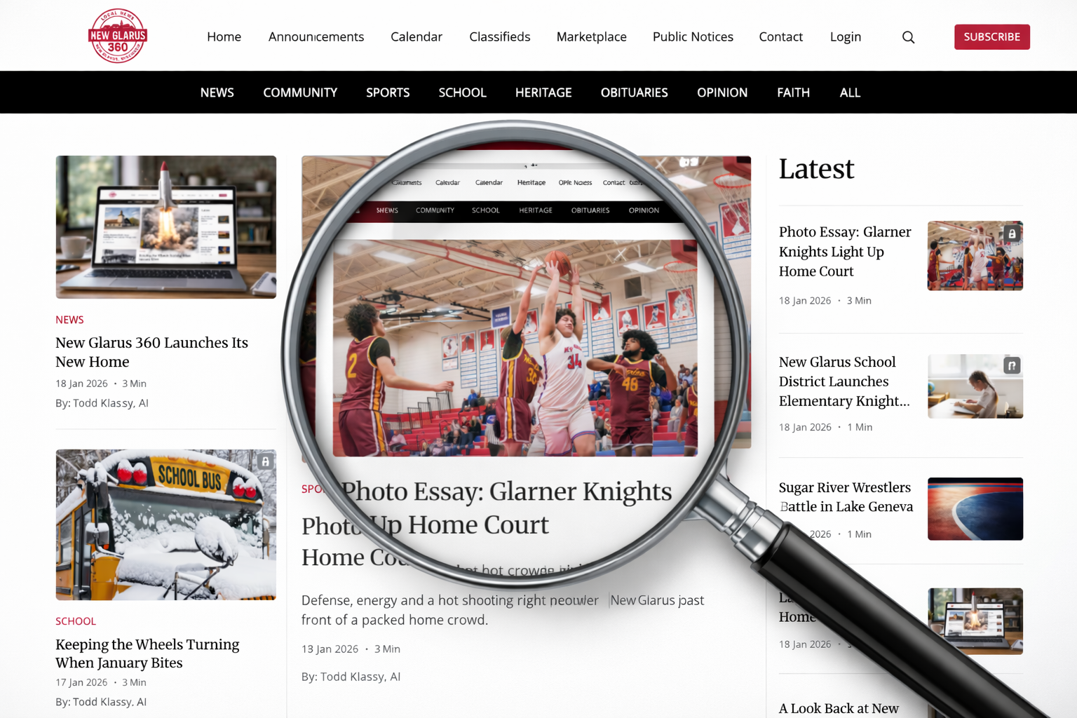 A Guided Tour of the New Glarus 360 Website