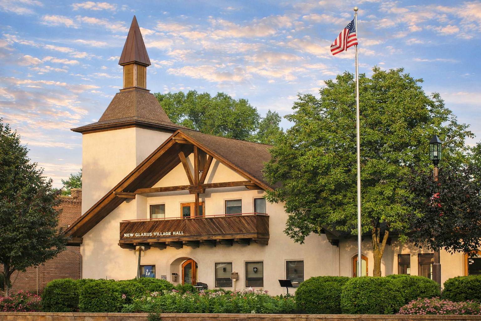 New Glarus Village Hall Building