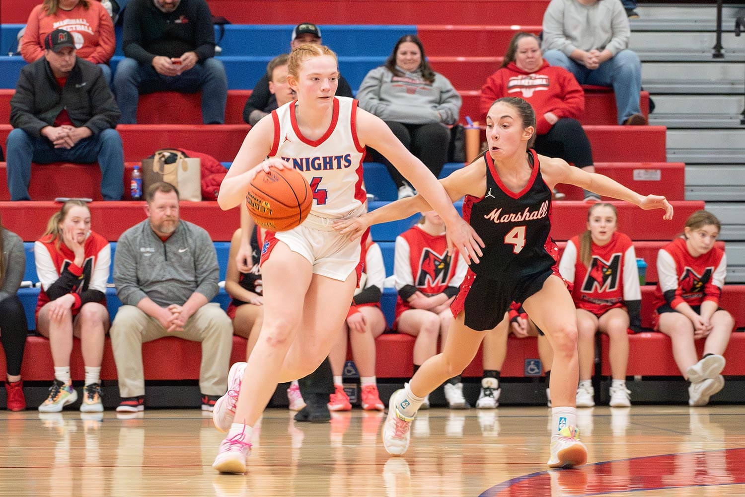 New Glarus Glarner Knights Girls Roll Past Marshall, 59-26