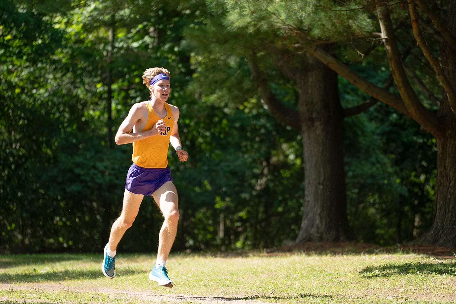 New Glarus Grad Finds His Stride at UW-Stevens Point